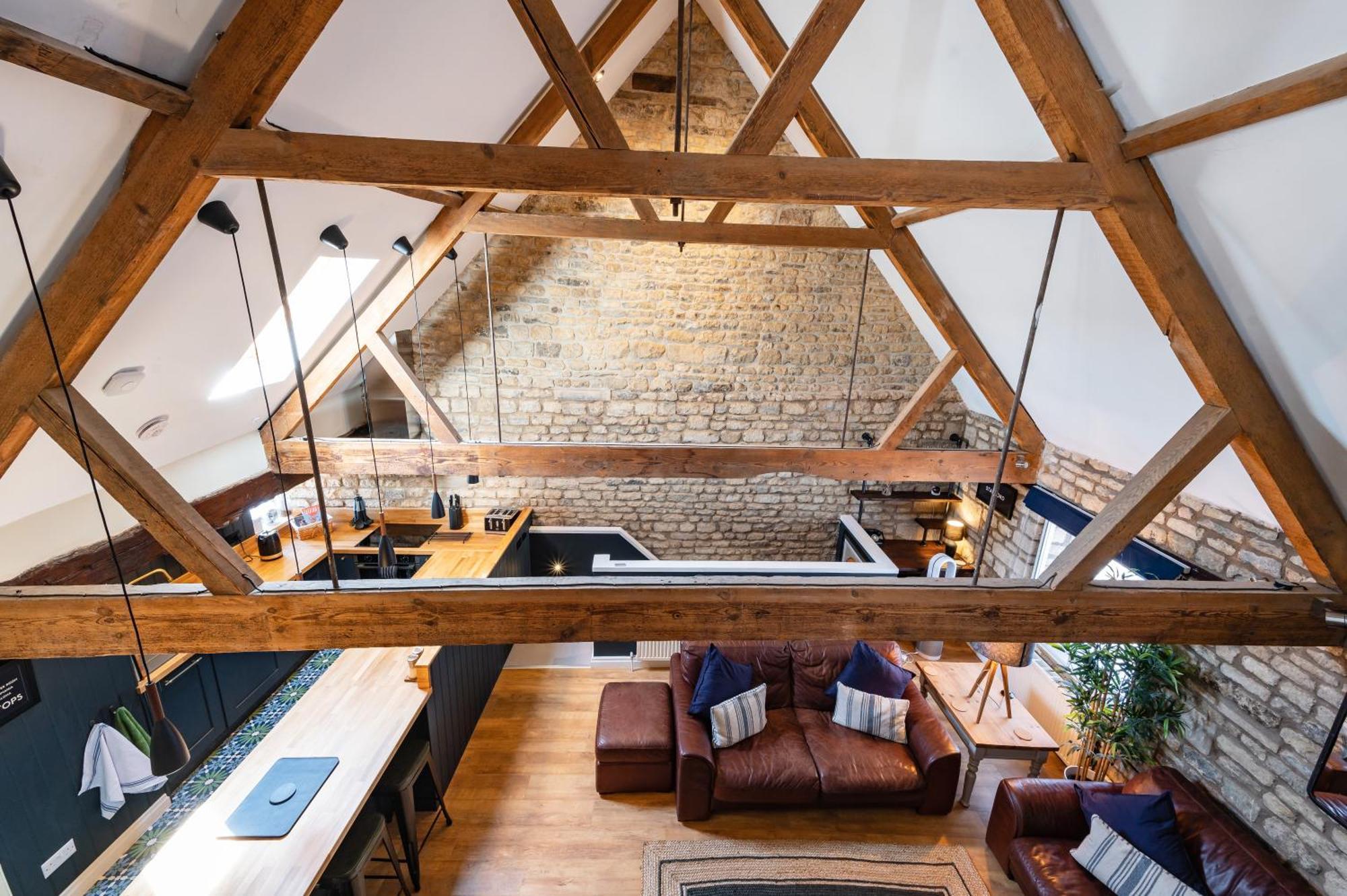 Luxury Town Centre Loft Apartment In Converted Granary Stamford Esterno foto